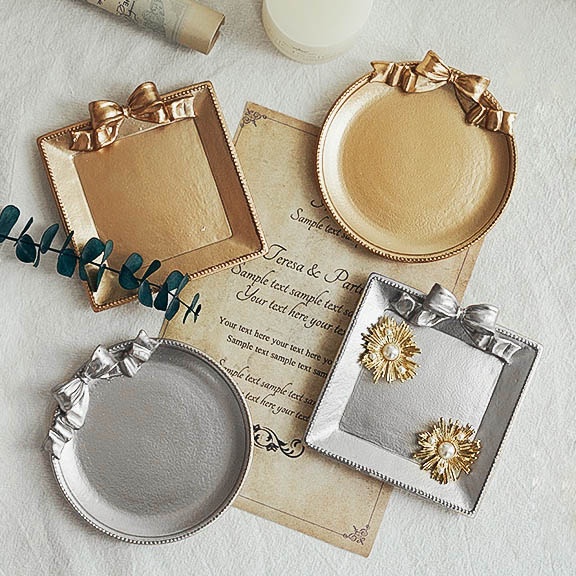 Khay Cổ Điển Size Nhỏ, dùng Decor chụp Trang Sức, Mỹ Phẩm