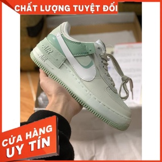 (FREESHIP + ẢNH THẬT) Giày giày AF1 shadow xanh (Cốm)