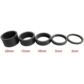 Bộ 5 vòng chêm cổ xe đạp bằng sợi carbon