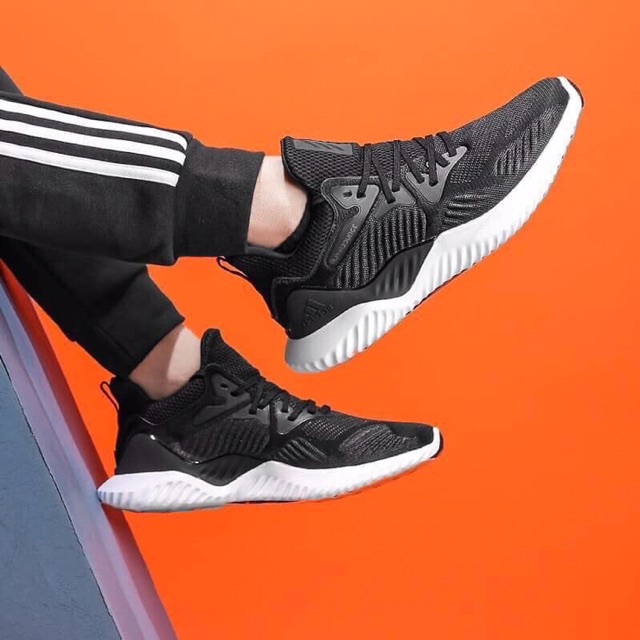 [Fullbox] Giày thể thao Adidas Alphabounce màu đen hàng cao cấp