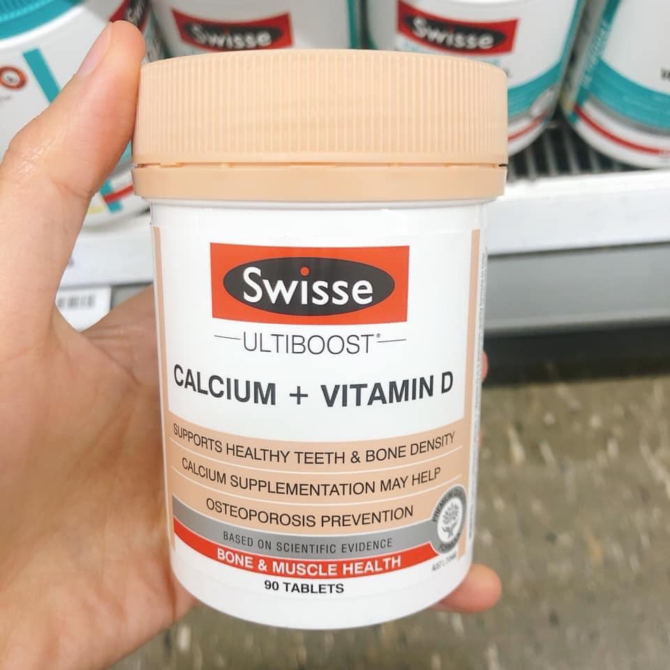 Swisse Ultiboost Calcium Vitamin D 90 Tablets