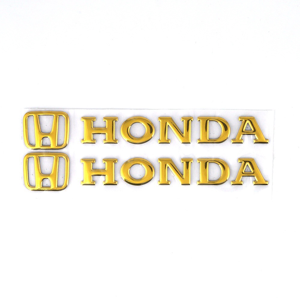 Decal 3d hình logo của Yamaha Honda Suzuki