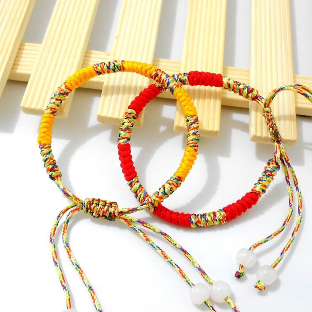 USNOW Jewelry Tibetan Rope Bracelet Line Bangles Colorful Love Charm Good Lucky Handmade Knots Fashion Women/Multicolor