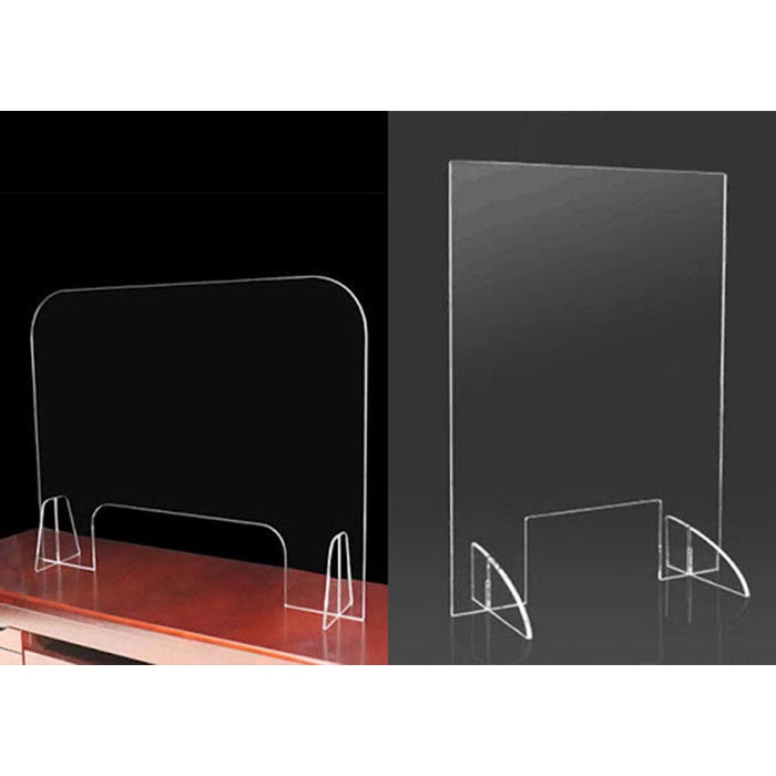 Mica Đài Loan trong suốt & trắng dày 2mm làm móc khoá