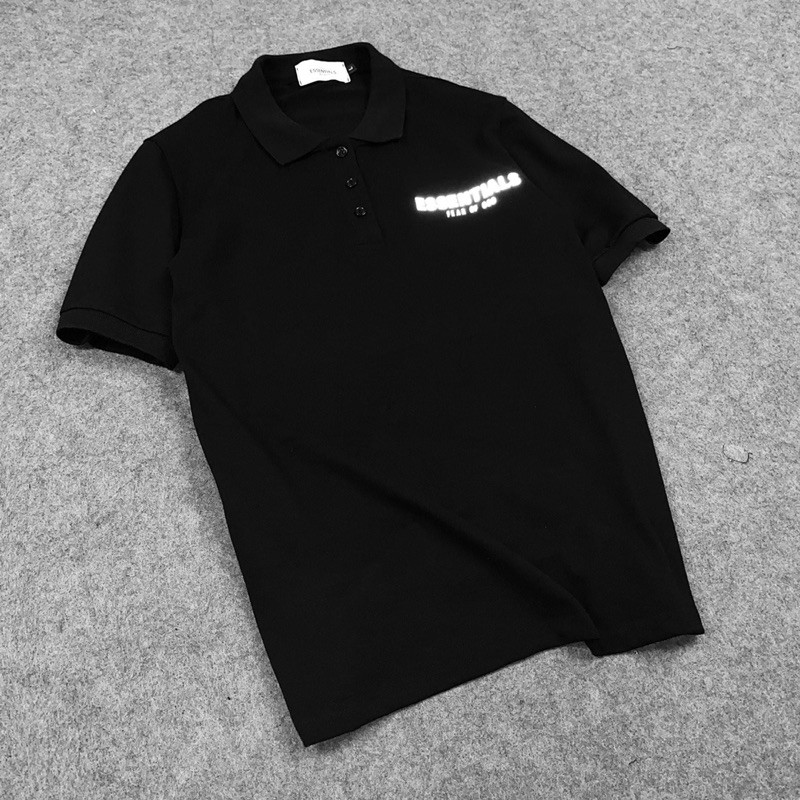 Áo Polo Essentials phản quang unisex , áo thun có cổ tay lỡ nam nữ chuẩn form, MSW Town | BigBuy360 - bigbuy360.vn