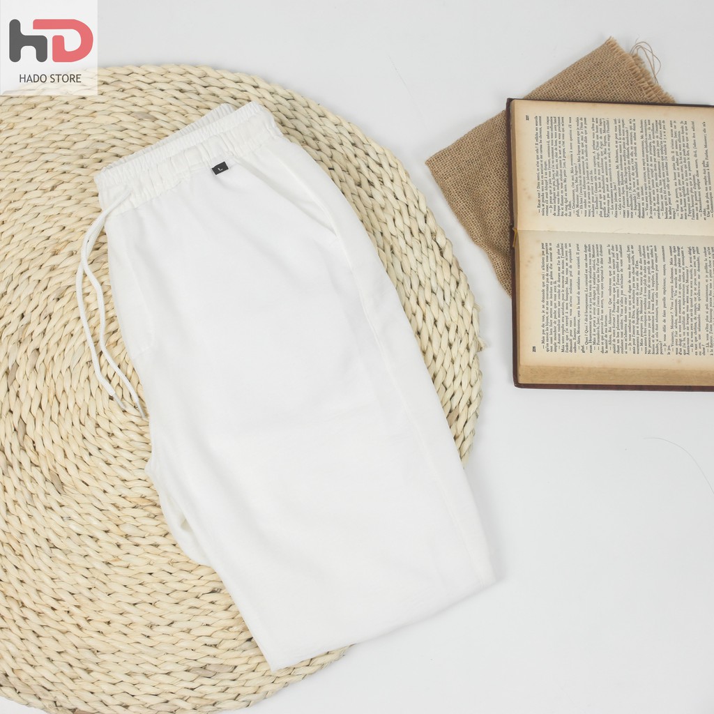 Quần Đũi Dài Nam Hado Ống Suông, Cạp Chun ,Khuy Cài Chất Mát Mạc Hè 2021 Cao Cấp | BigBuy360 - bigbuy360.vn
