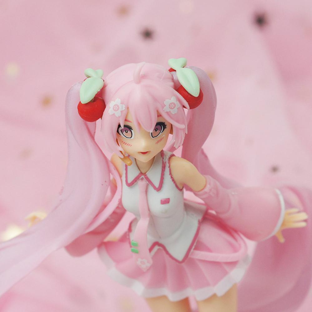 Mô Hình Đồ Chơi Nhân Vật Hatsune Miku Sakura Màu Hồng Dễ Thương