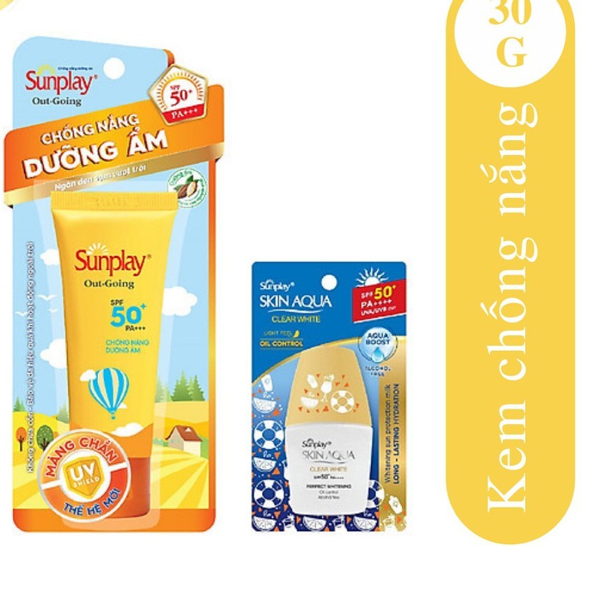 Kem chống nắng dưỡng da Sunplay Outgoing SPF 50, PA+++ 30g