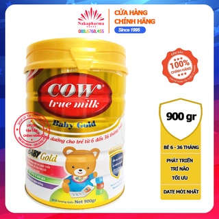 ✅ [CHÍNH HÃNG] Sữa tăng cân Cow True Milk Baby Gold 900g - Sữa bột cho bé đạt chuẩn