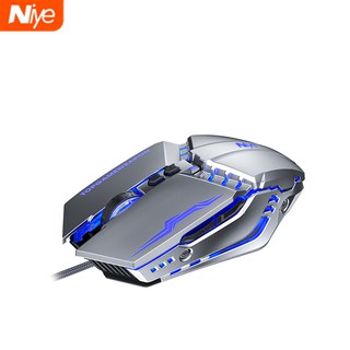 Chuột chơi game có dây Niye T9 4800DPI 6 nút có đèn LED 4 màu