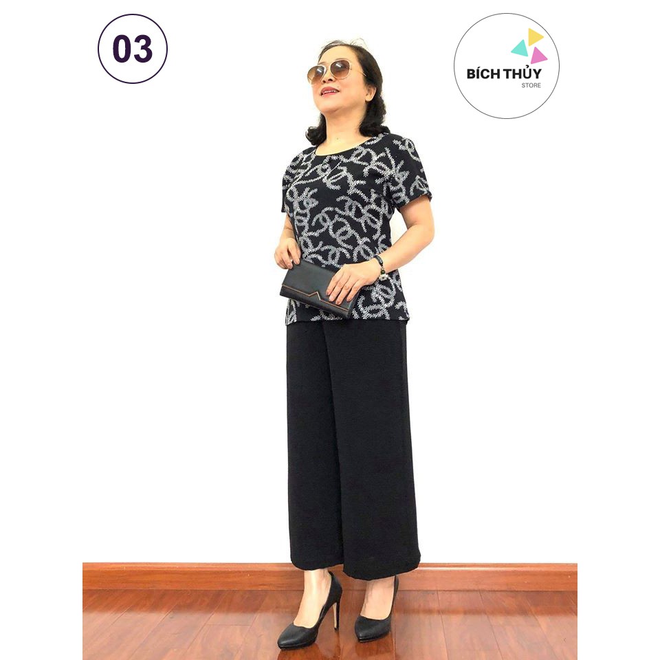 [Mã WA722 hoàn 15% xu đơn 99k] Thời trang trung niên lụa Hàn Châu - Thời trang 2020 - Bích Thủy shop | BigBuy360 - bigbuy360.vn