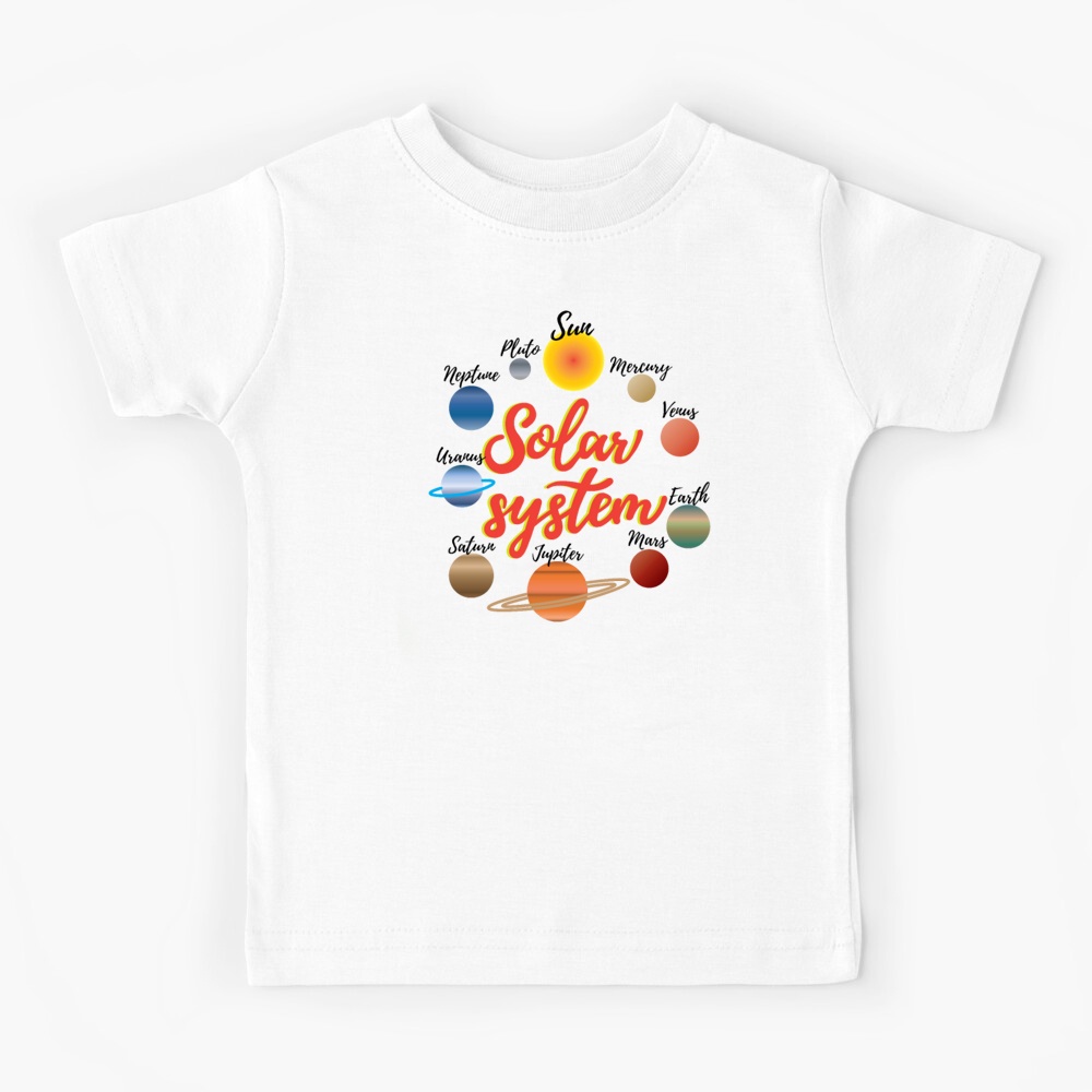 Áo Thun In Hình Hệ Mặt Trời 2022 astronomy love baby Trẻ Trung Vui Nhộn unisex Size S-3X