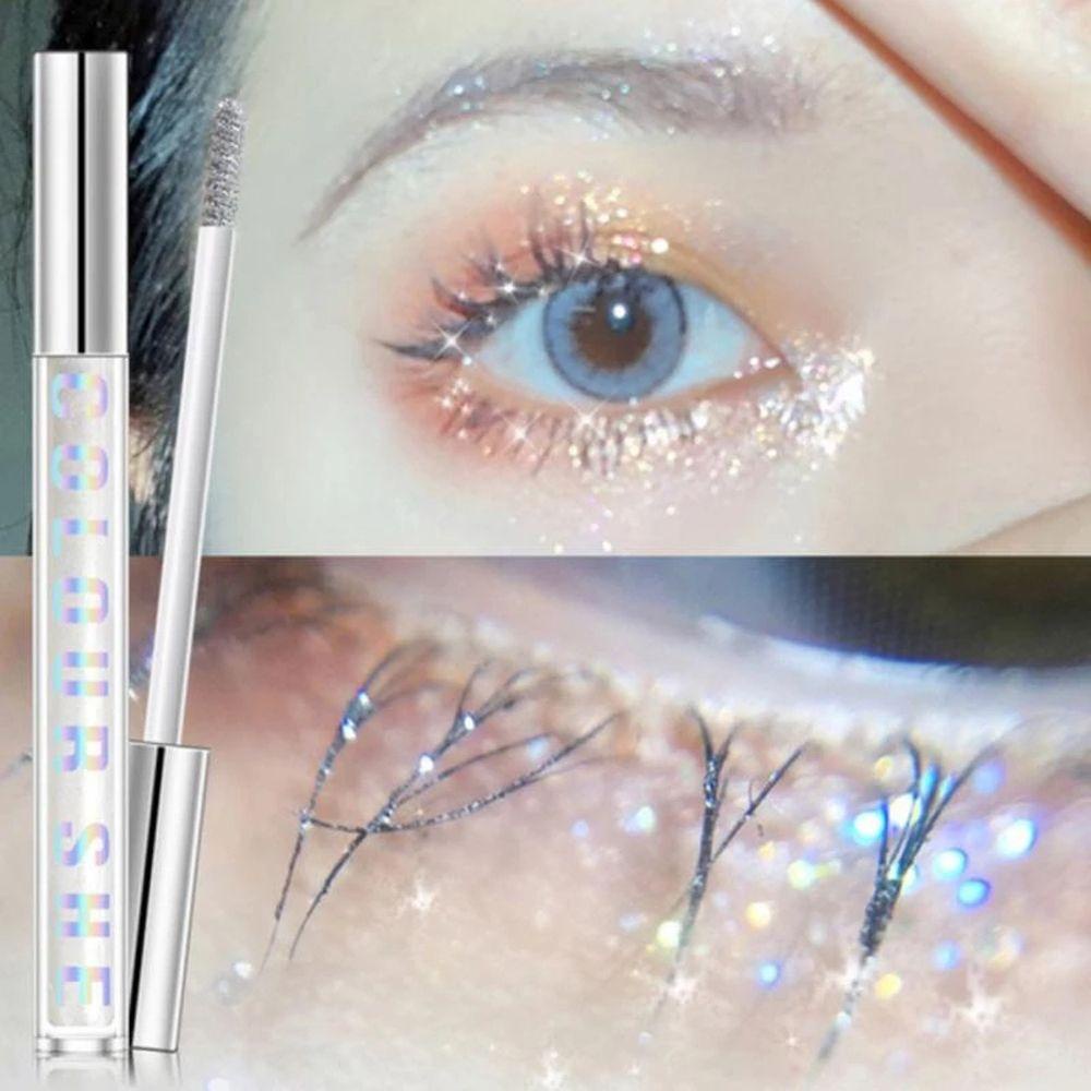 Mascara Trang Điểm Lông Mi Màu Kim Cương Lấp Lánh Chống Nước Mau Khô Lâu Trôi