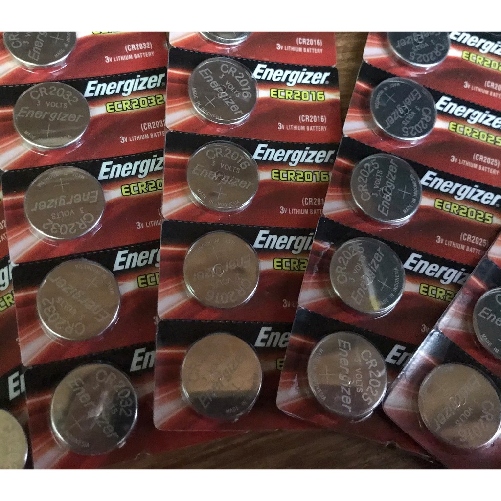 Vỉ 5 viên Pin nút Energizer ECR2023 / ECR 2025 / ECR 2016 - Pin cúc 3V lithium Energizer