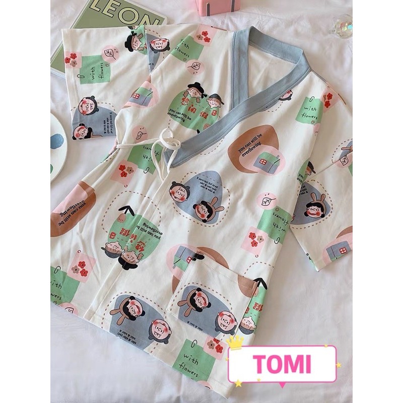 Đồ Ngủ Pijama Nữ Cao Cấp - Đồ Ngủ Pijama Nữ Cao Cấp chất cotton dày mịn siêu mát - TOMI BOITIQUE | BigBuy360 - bigbuy360.vn