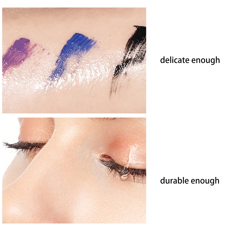 Set 9 Mascara Chống Thấm Nước Với Đầu Cọ Mịn Trang Điểm Cong Dài Chống Nhòe Lâu Trôi YOUYO