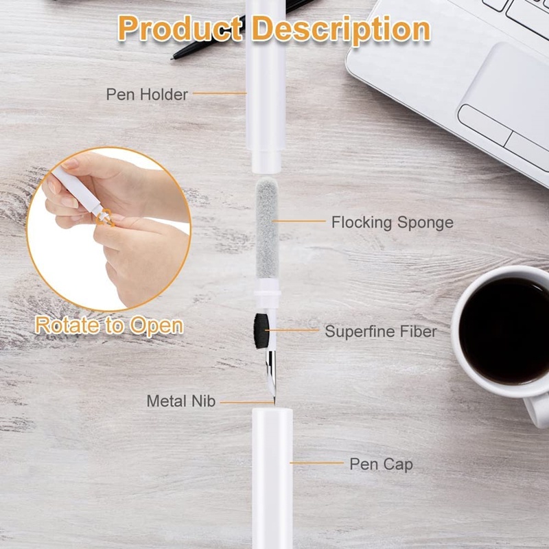 Bộ dụng cụ vệ sinh tai nghe không dây DLLENCASE B003