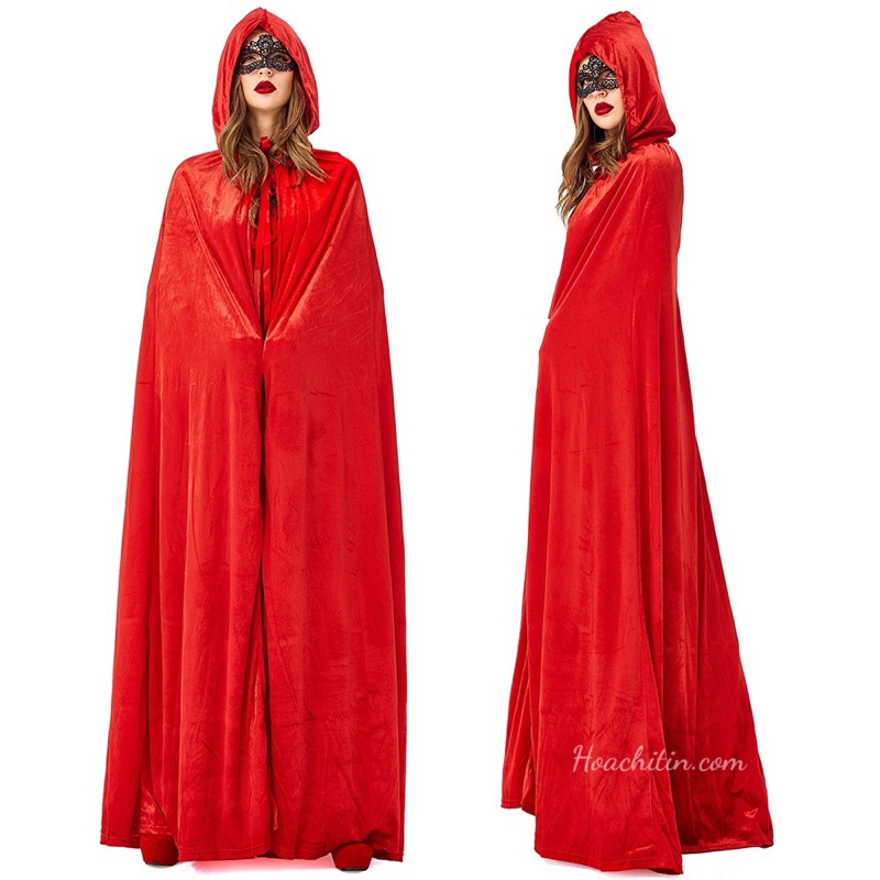 Áo Choàng Nhung hoá trang dự tiệc trang phục Halloween | BigBuy360 - bigbuy360.vn