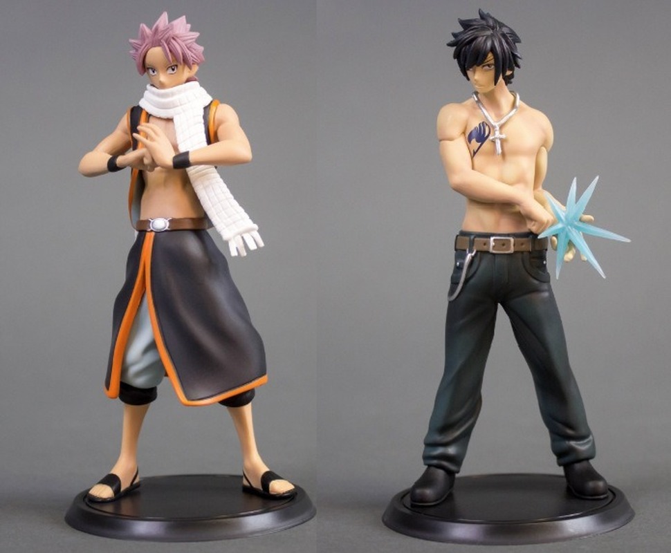 Set 4 Mô Hình Nhân Vật Phim Hoạt Hình Fairy Tail Bằng Pvc