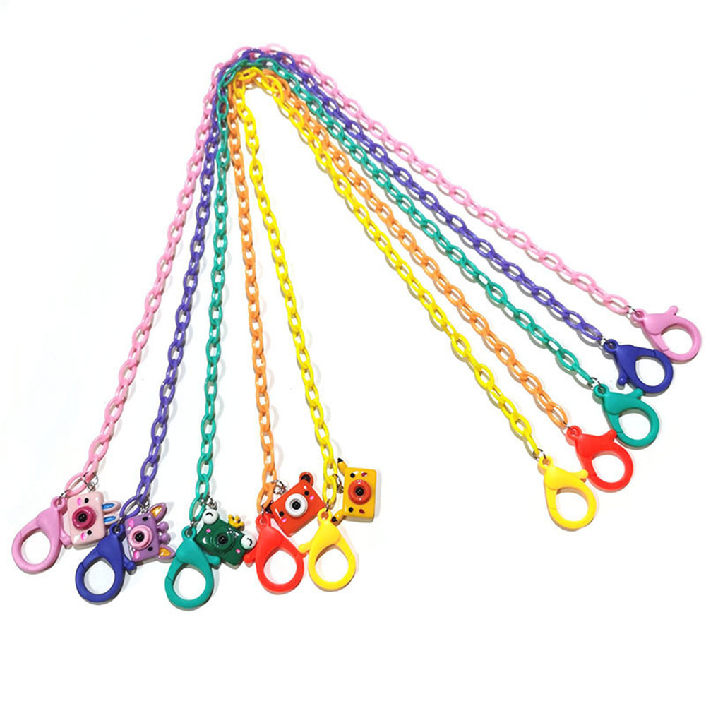 Dây đeo khẩu trang chống trượt/rơi kiểu chuỗi xích bằng nhựa acrylic màu kẹo 50cm | BigBuy360 - bigbuy360.vn