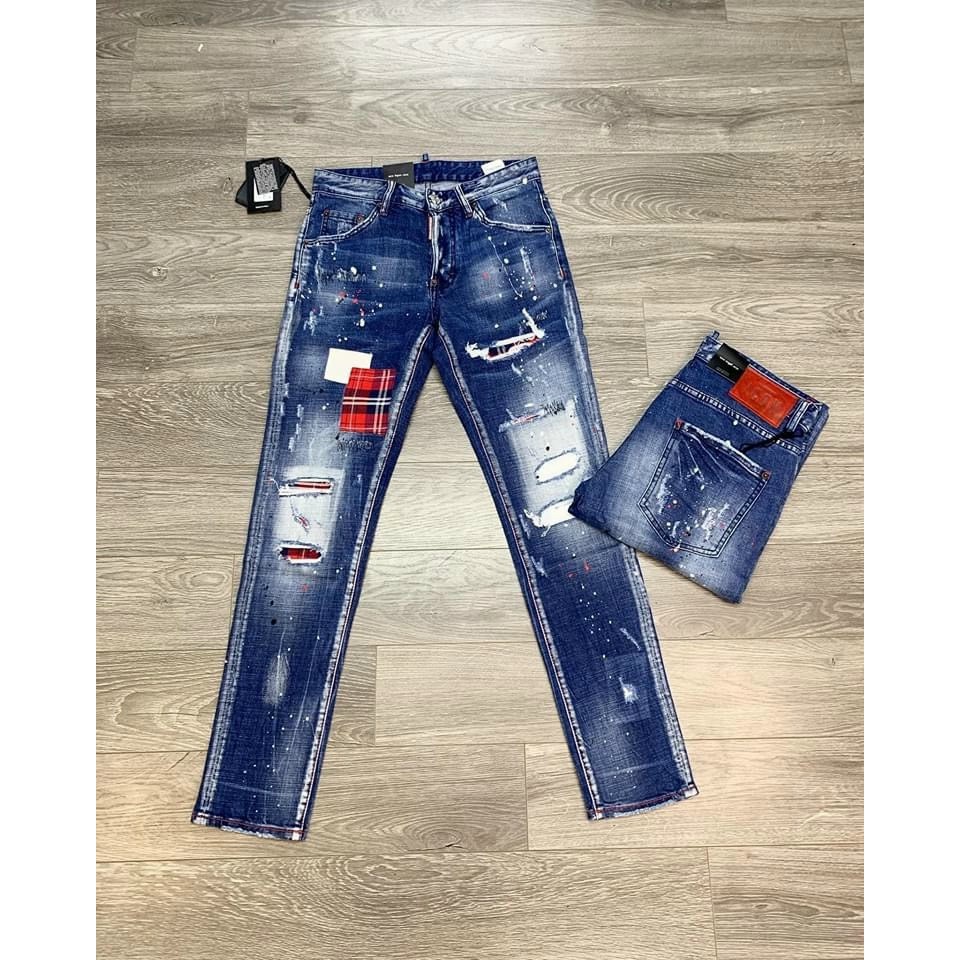 Quần Bò Côn DSQ hai khóa