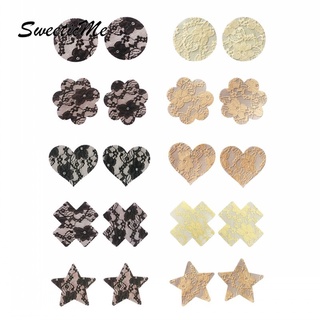 SweeticMe Áo Ngực Gợi Cảm Cho Nữ với Đệm Núm Vú và Ren Dính Vô Hình