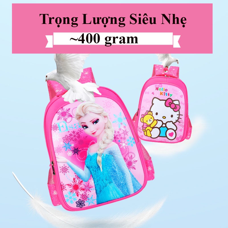 [ Xả Kho - Size 40] Balo học sinh tiểu học , cặp xách trẻ em cấp 1 cho bé gái bé trai , ba lô chống nước - chống nóng