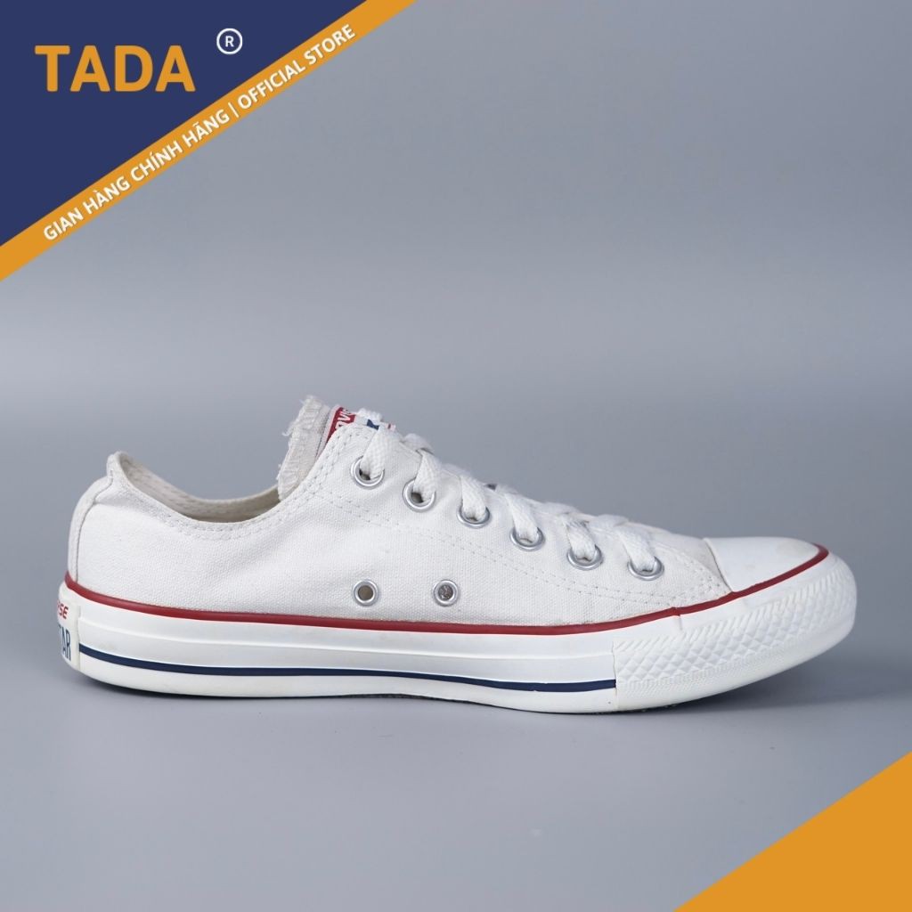 [Giày 2hand real] Giày Converse Low White Real 2hand Cond 9+