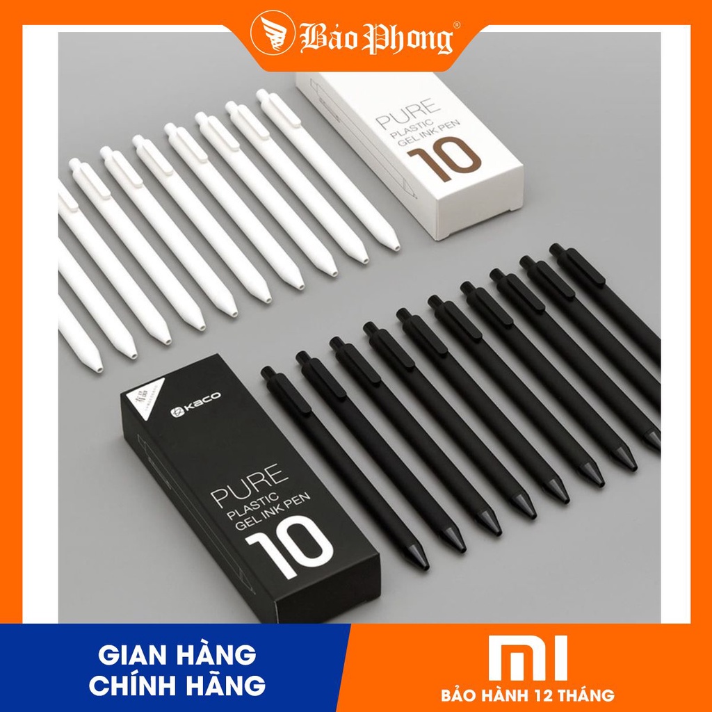 Hộp 10 cái bút bi Xiaomi KACO Gel Pen