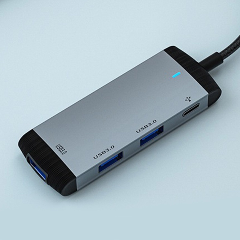 Trạm Sạc Nhanh 5Gbps 4 Trong 1 Với 3 Cổng USB 3.0 5Gb Kết Nối USB-C Type-C