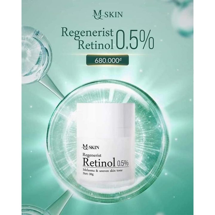 Kem Face Retinol 0.5% MQ Skin Regenerist 30g