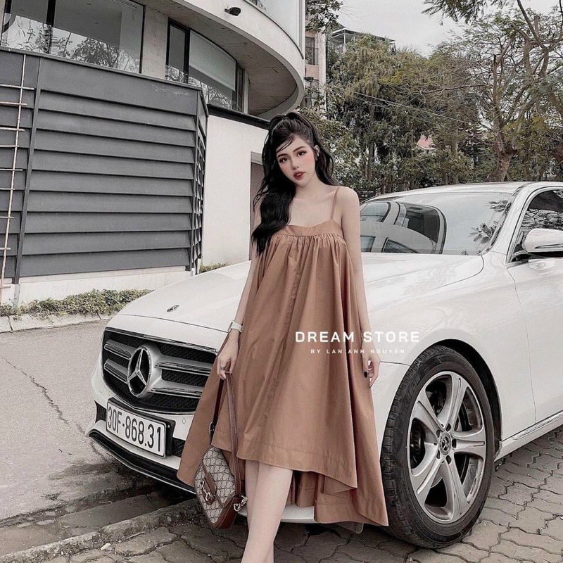 [Mã FAMAYWA2 giảm 10K đơn 50K] váy 2s dáng babydol ( dây có điều chỉnh) | BigBuy360 - bigbuy360.vn