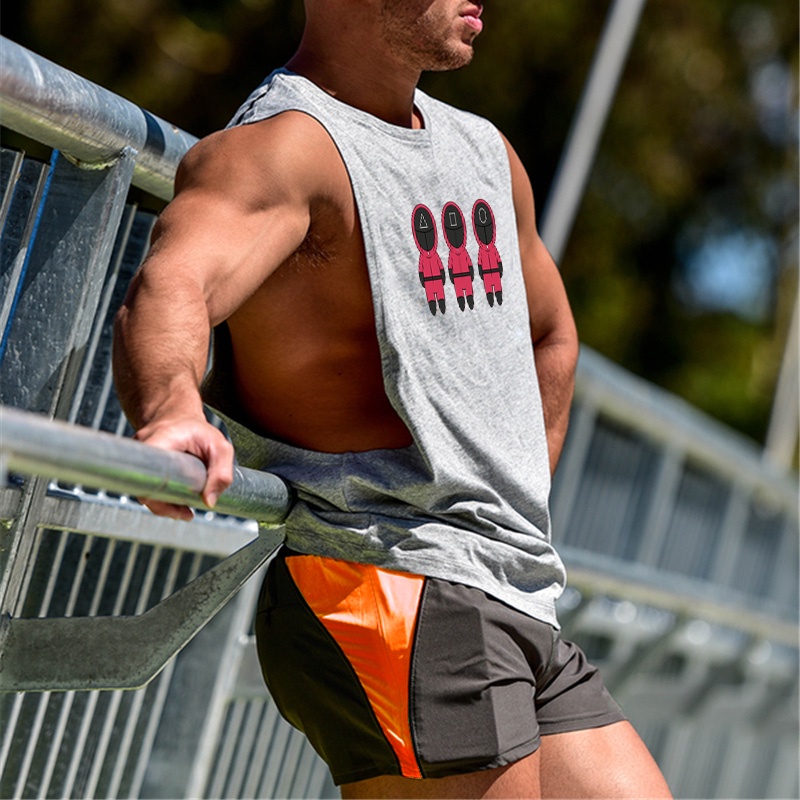 Áo Thể Thao Không Tay Dáng Rộng Năng Động Dành Cho Nam