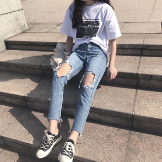 ODER]]]]  JEANS BAGGY RÁCH NhIỀU