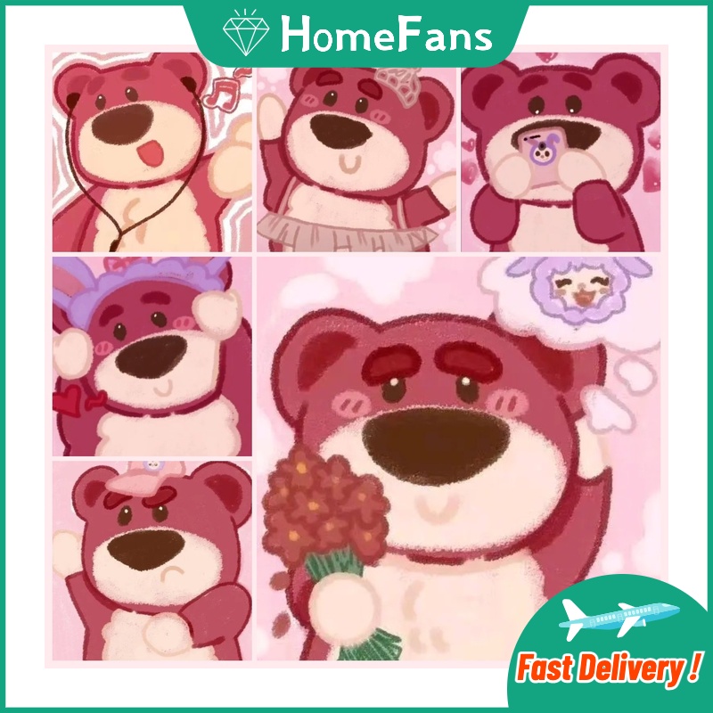 Bộ Tranh Đính Đá 5D Tự Làm Hình Toy Story3 Kích Thước 30x30cm / 40x40cm