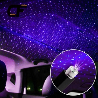 1 mục Đèn Led Bầu Trời Sao Chiếu Trần Xe Ô Tô, Trần Nhà Cắm Cổng USB Ngôi sao.