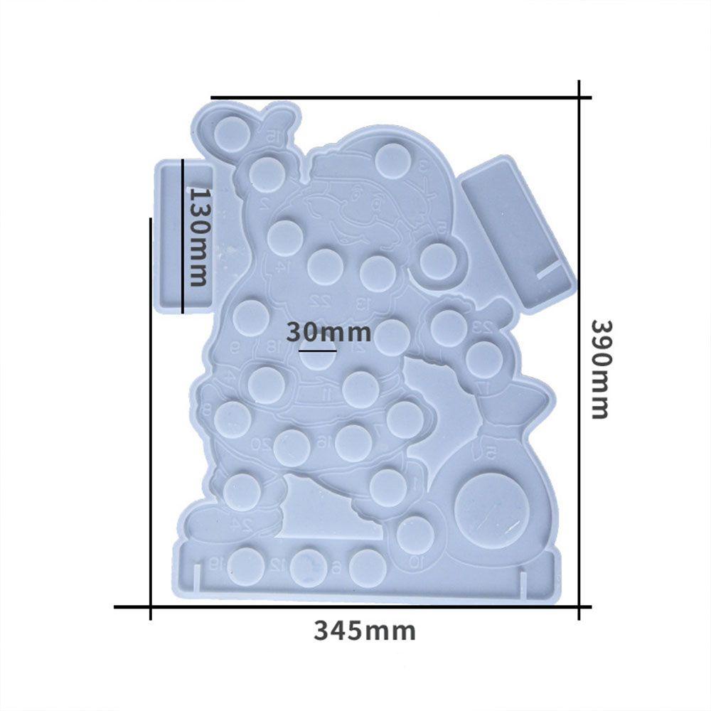 Khuôn Silicone Làm Quà Tặng Hình Ông Già Noel