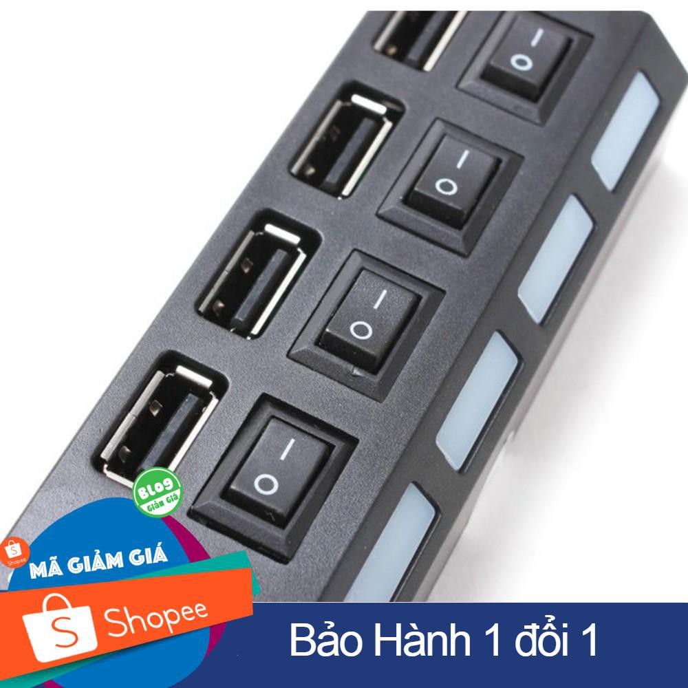 Hot Hub Usb 4 cổng có Công tắc nguồn Tốt