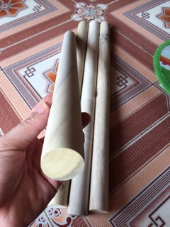 Gỗ tròn đã chà mịn Phi 3 dài 45cm