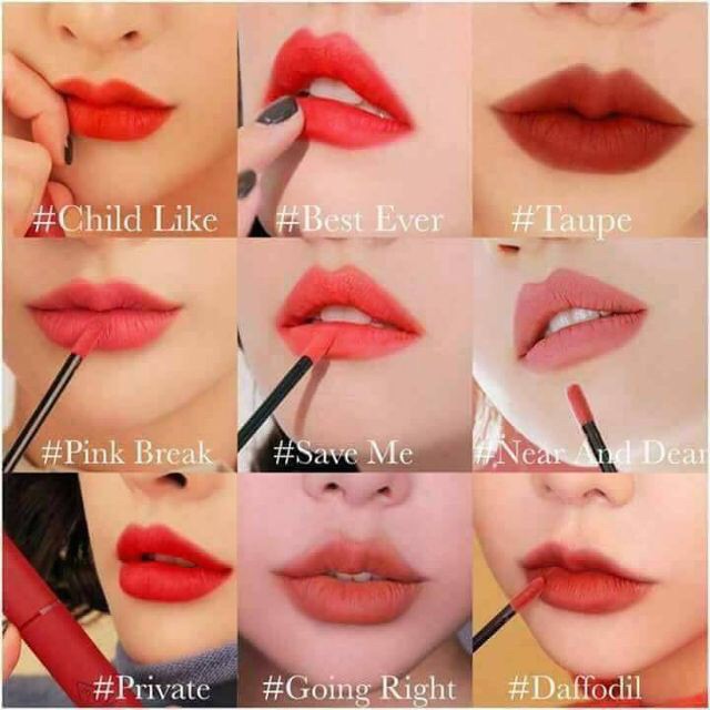 Son kem 3ce đẹp 💖 Freeship từ 150K 💖 Giảm 20k Khi Nhập [ MIPHAM20K ] Son Kem 3CE velvet lip tint | BigBuy360 - bigbuy360.vn