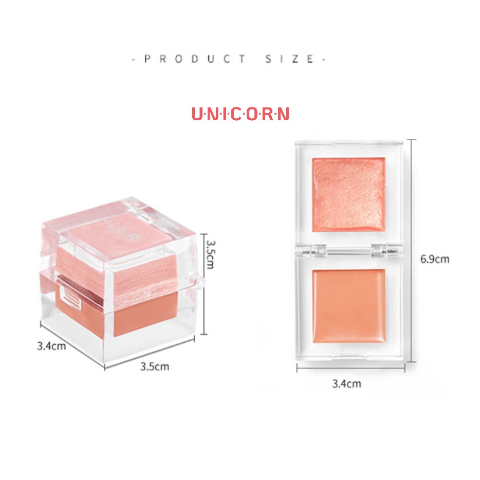 Phấn má bắt sáng hai màu tự nhiên lâu trôi Little Ice Cube | BigBuy360 - bigbuy360.vn