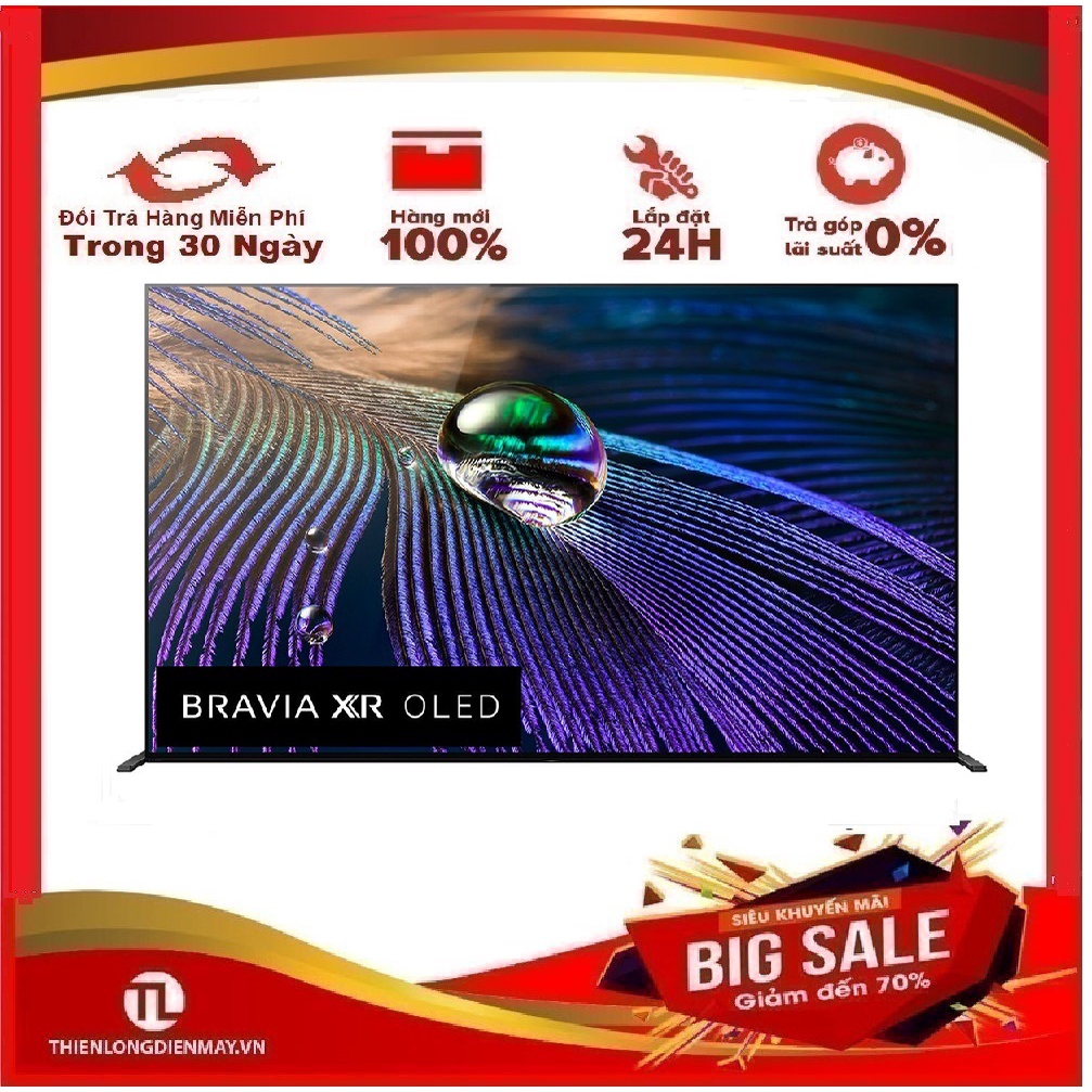 MIỄN PHÍ VẬN CHUYỂN HCM- Android Tivi OLED Sony 4K 65 inch XR-65A90J Mới 2021