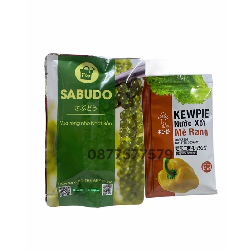 [Rẻ Vô Địch] Rong Nho Tách nước Cao cấp Sabudo Và Trường Thọ và Green Food | BigBuy360 - bigbuy360.vn