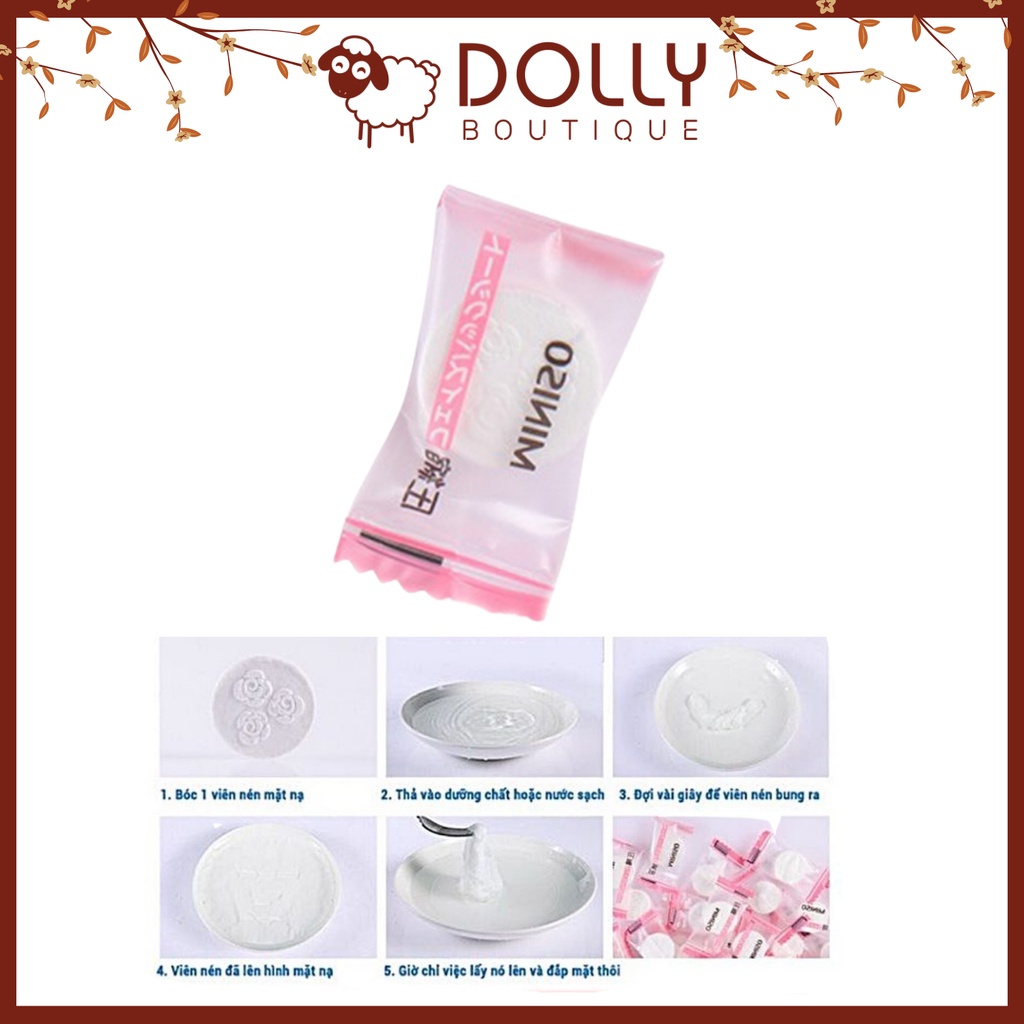 Mặt nạ giấy nén Miniso Nhật Bản làm Lotion Mask 1 viên | BigBuy360 - bigbuy360.vn