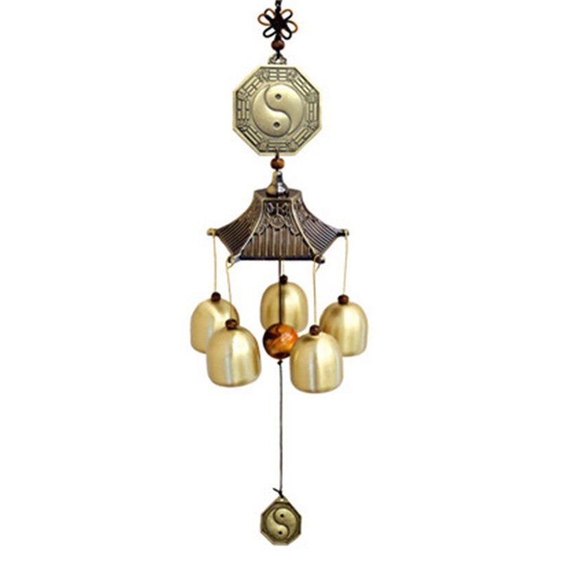 Chuông gió đồng thiết kế kiểu phong thủy | BigBuy360 - bigbuy360.vn