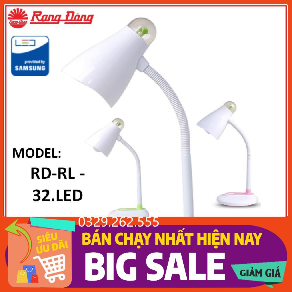 (FreeShip) Đèn học chống cận bảo vệ thị lực Rạng Đông RD-RL-32 bóng led vàng 5w chống cận