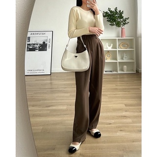 Quần vải suông dáng dài