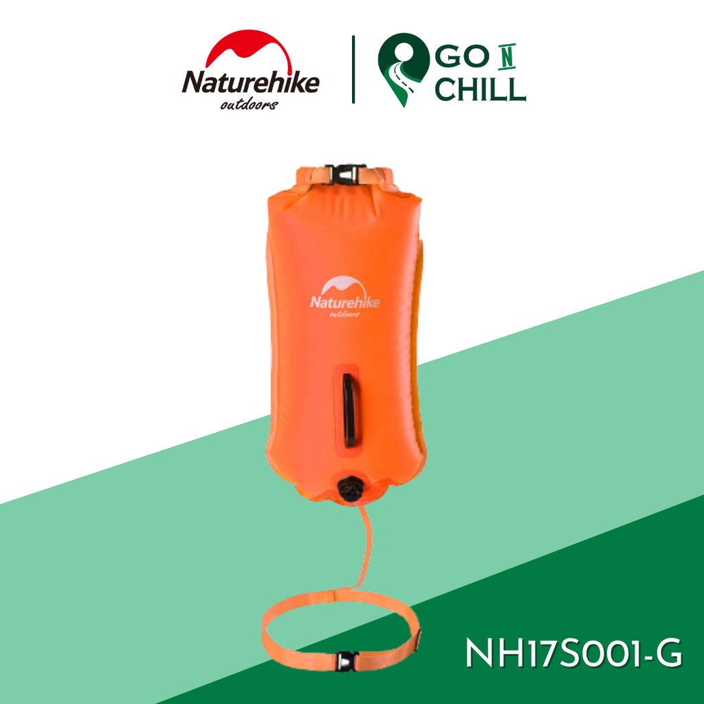 Phao bơi 28L kiêm túi khô chống nước NatureHike NH17S001-G 28L