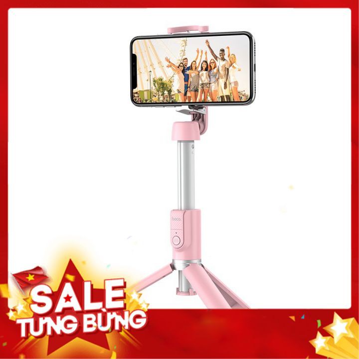 Gậy chụp hình, Livestream Bluetooth  có remote [ Chính hãng 100% hoco ] | BigBuy360 - bigbuy360.vn