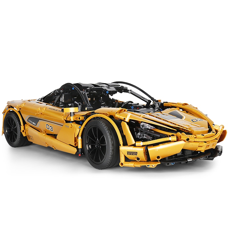 Đồ chơi Lắp ghép Mô hình Mould King 13145S 720S Sports car Siêu Xe McLaren màu vàng